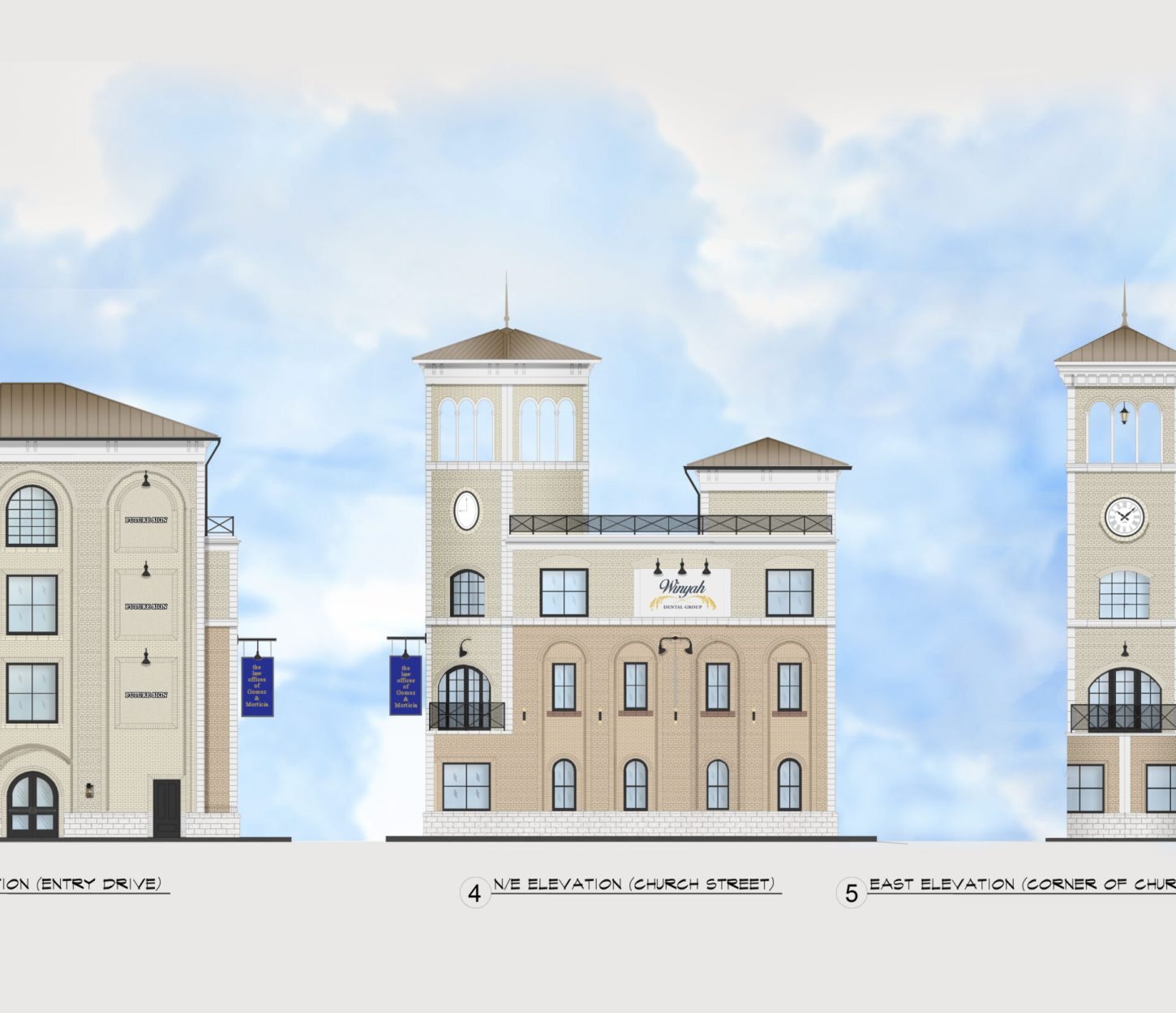3,4,5 Elevations